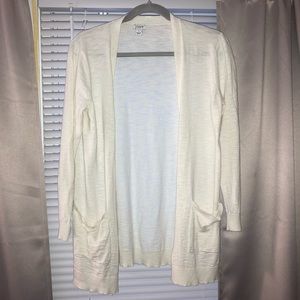 Jcrew open cardigan
